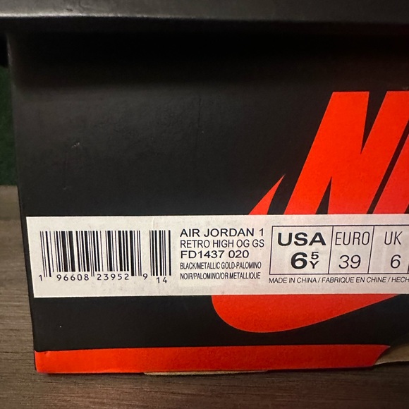 Air Jordan 1 Retro High OG Palomino Black Brown Sneakers DZ5485-020 FD1437-020 - Picture 10 of 10